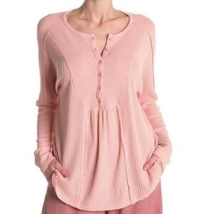 Gibson Look Waffle Knit Top